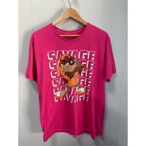 Looney tunes Tasmanian devil savage Tennessee Vols tshirt Unisex XL
